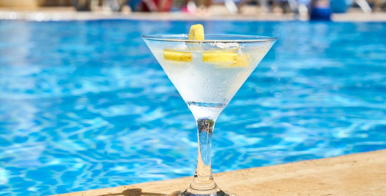 margarita in cocktail class in a hot sunny day